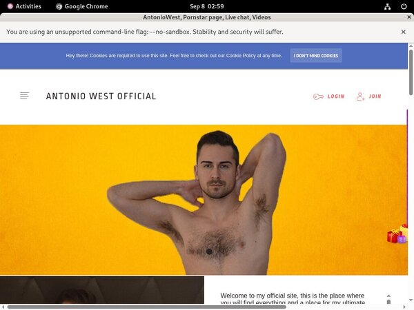 Antoniowestofficial.com Official Site