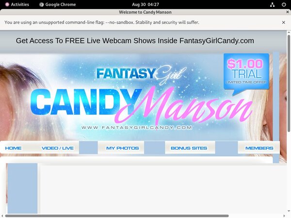 Candymanson Discount Setup