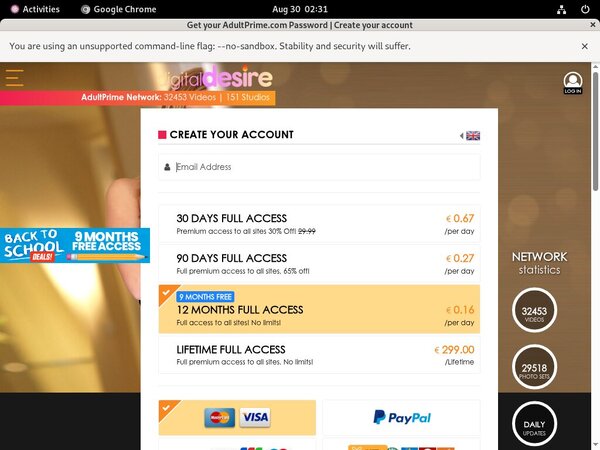 Digitaldesire.com Create Account