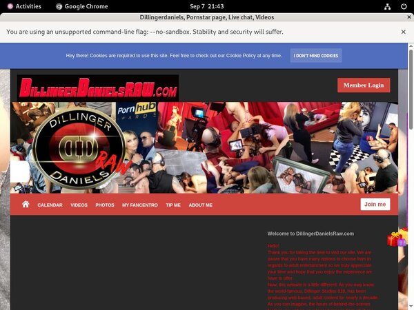 Dillingerdaniels Sign Up