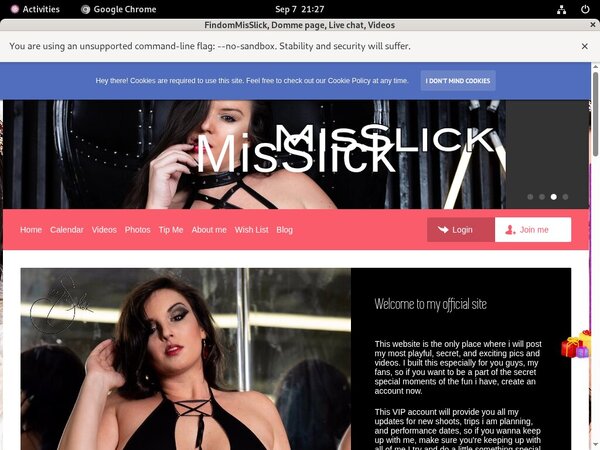 FindomMisSlick Valid Password