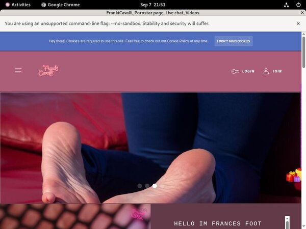 FrankiCavalli Membership Account