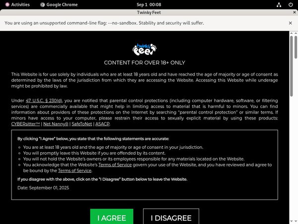 Free Twinky Feet Account Logins