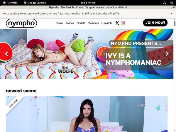 Join Nympho Free
