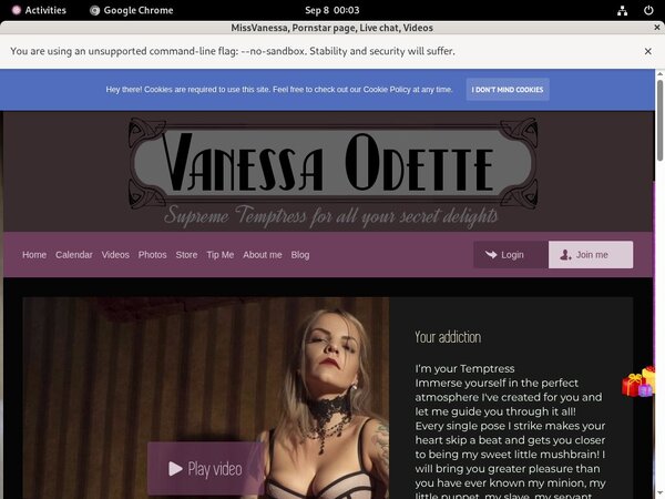 MissVanessa With Westbill