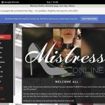 New MistressOnline Site Rip