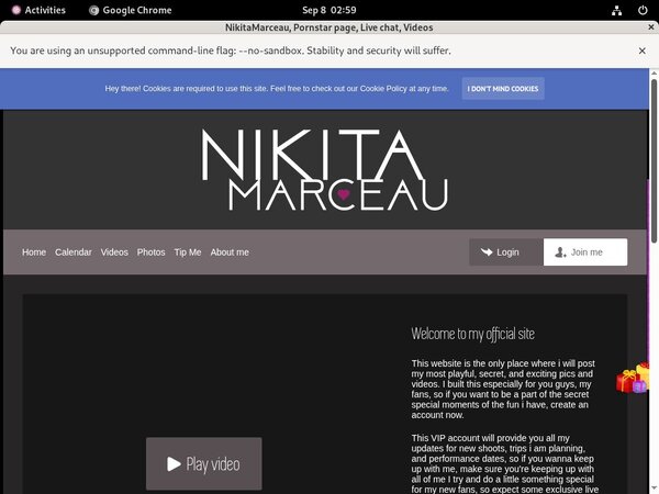 Nikitamarceau.modelcentro.com Site Rip 2018