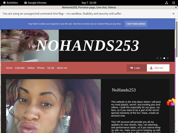Nohands253 Sex Tape
