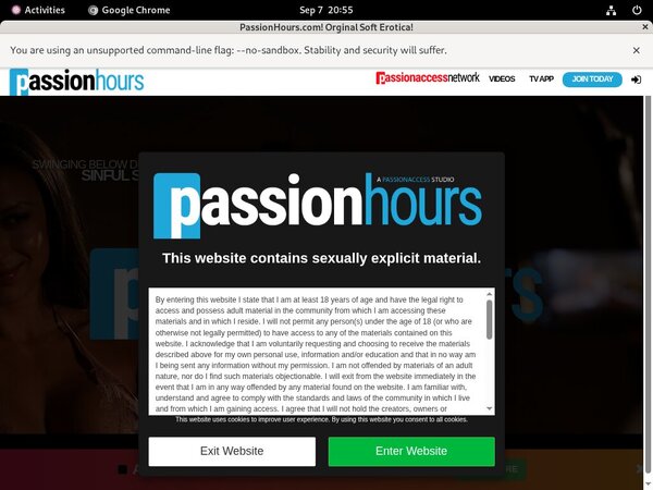 Passion Hours Previews