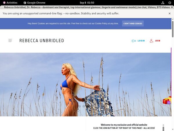 Rebecca  Unbridled Free Trial Access