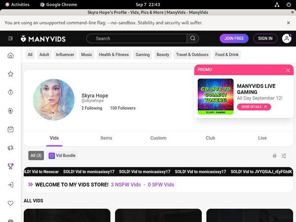 Skyra Hope Full Site