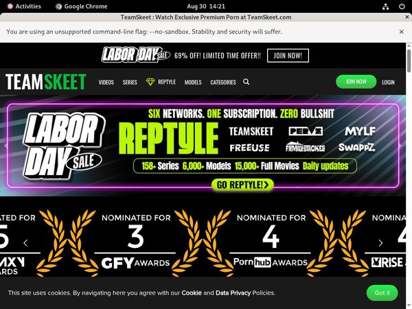 Team Skeet Checkout Page