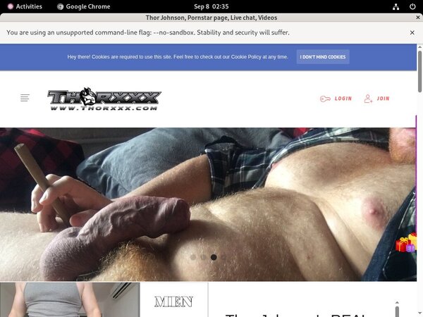 Thorjohnsonxxx.com Sign Up Link