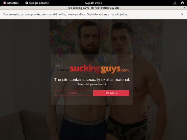 Toesuckingguys.com Fuck