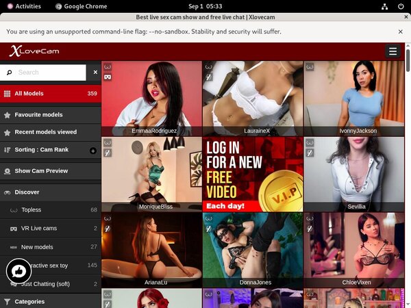 Xlovecam Free Try