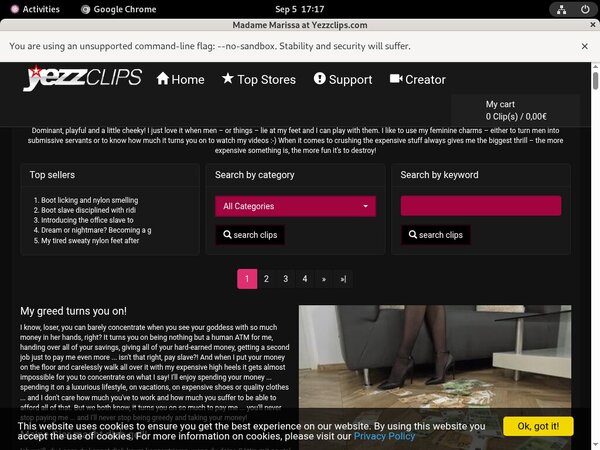 Yezzclips.com Username Password