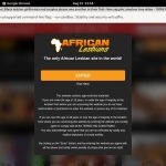African Lesbians Register Free