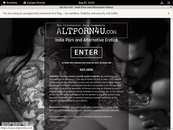 Alt Porn 4 U Pro Biller Page