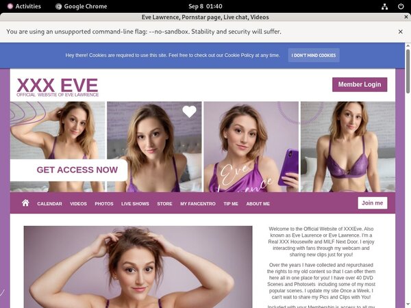 Eve Lawrence Account Paypal
