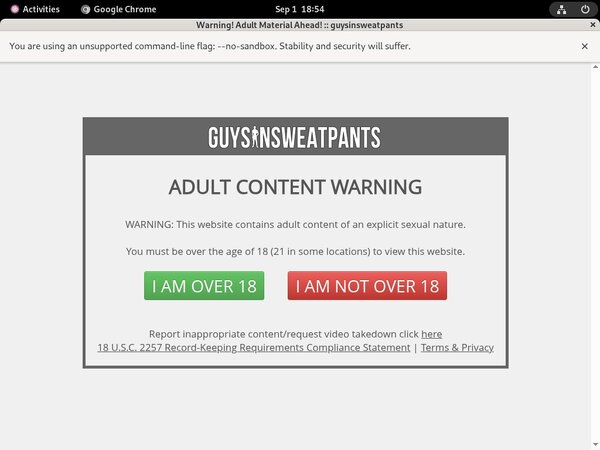 Guysinsweatpants.com Premium Login