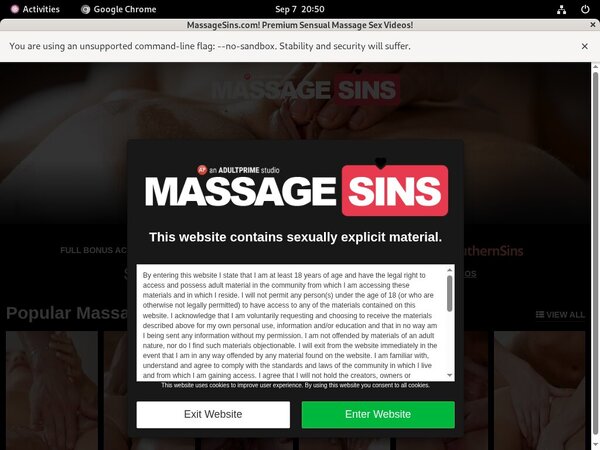 Massage Sins Pay