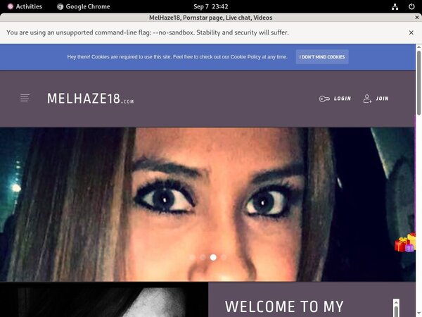 Melhaze18.modelcentro.com Signup