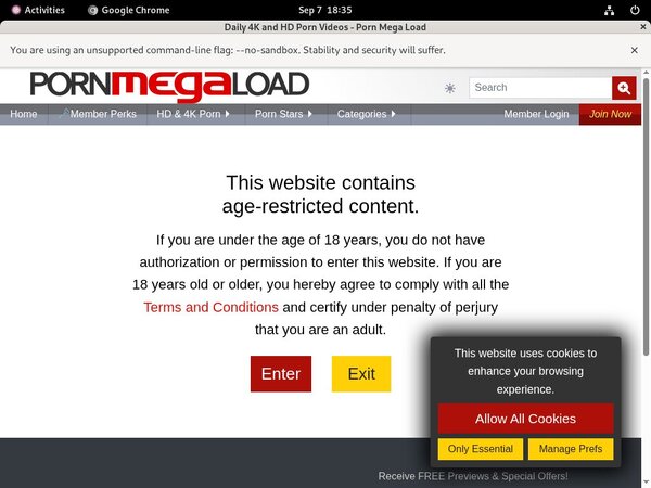 Pornmegaload.com Account Login