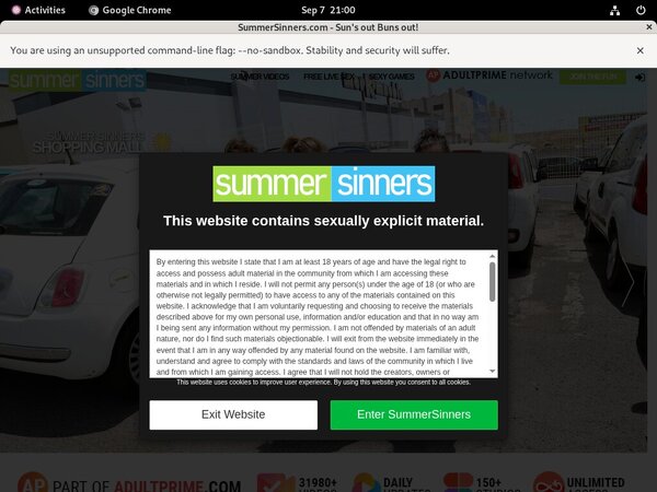 Sign Up Summer Sinners