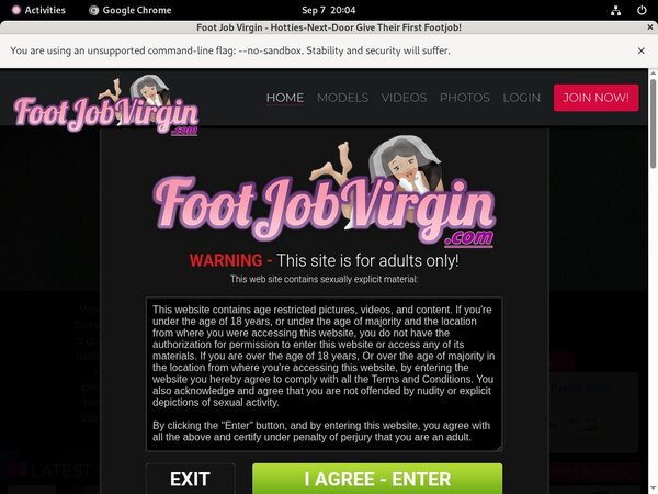Free Footjobvirgin Premium