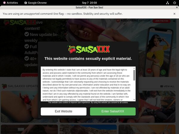 Join Salsaxxx.com Free