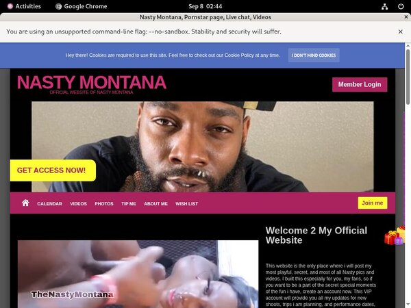 Passwords To Nastymontana.com