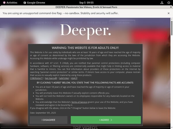Deeper Porn Passwords