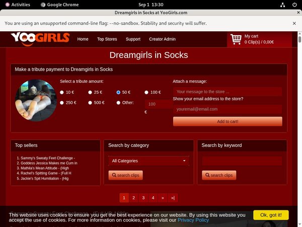 DreamgirlsInSocks Bondage