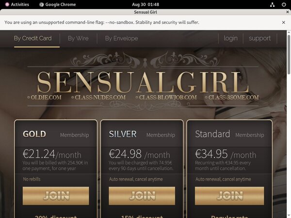 Sensualgirl Daily Pass