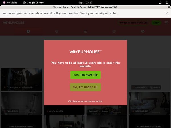 Sign Up Voyeurhouse.com Free