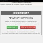 Guysinsweatpants.com Male Pornstars