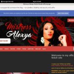 Mistress Alexya Billing Page